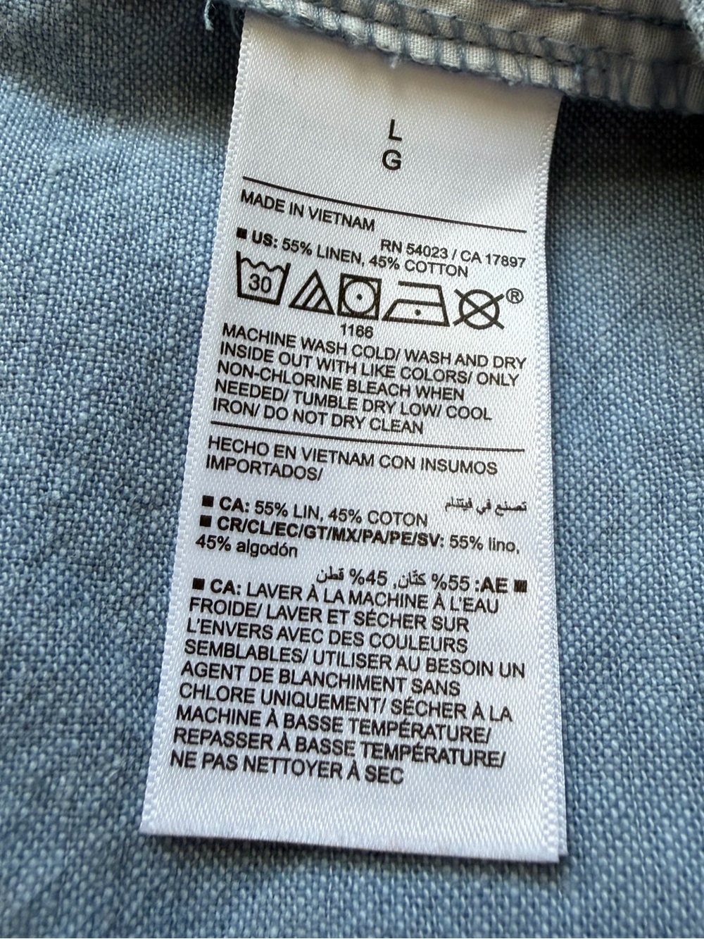 Old Navy Men’s Light Blue Linen-Blend Jogger Shorts - L - Picture 8 of 13